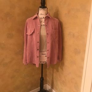 Pink Corduroy Top